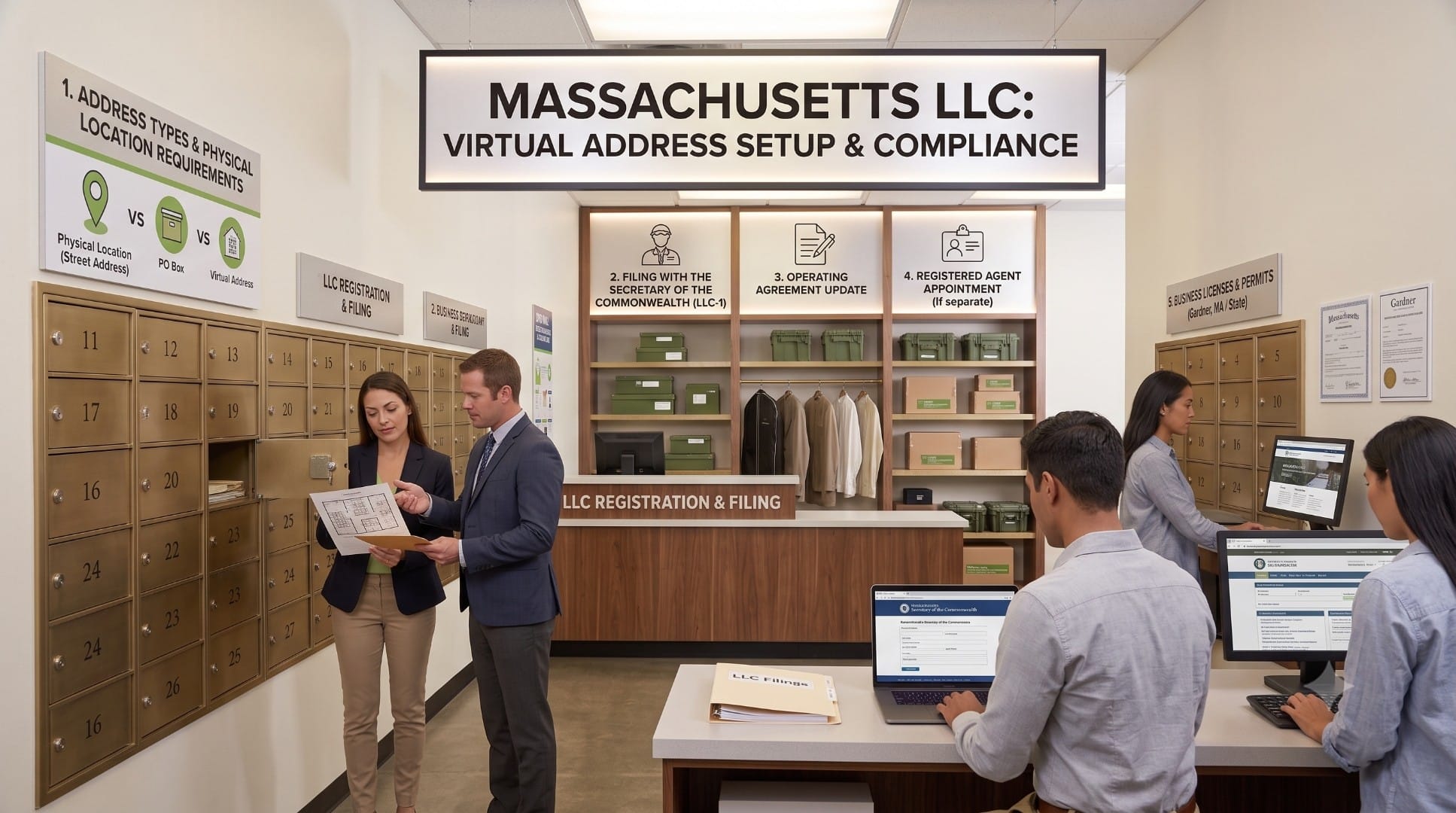 How to Change Your Registered Agent in Massachusetts (2026) 3 Massachusetts LLC business address