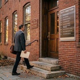 Registered Agent Address vs. Business Address in Massachusetts 5 Massachusetts LLC owner reviewing the registered agent address and business address fields on a state filing