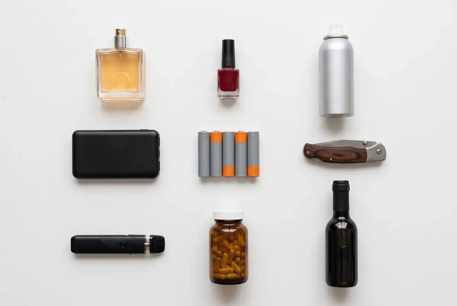 Prohibited Items for Mail Forwarding: A to Z Lookup of What You Can and Can't Ship 2 Common items restricted in international shipping: perfume, nail polish, aerosol can, power bank, loose batteries, pocket knife, vape pen, supplements and wine